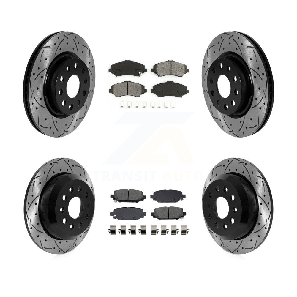 Disc Rotors and Semi-Metallic Brake Pads Kit-KDS-101615