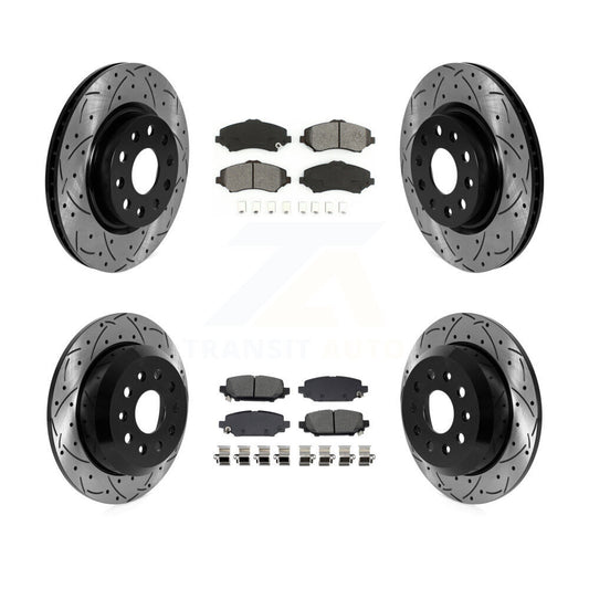 Disc Rotors and Semi-Metallic Brake Pads Kit-KDS-101615