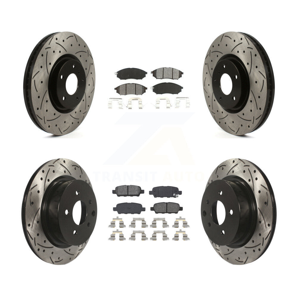 Disc Rotors and Semi-Metallic Brake Pads Kit-KDS-101617