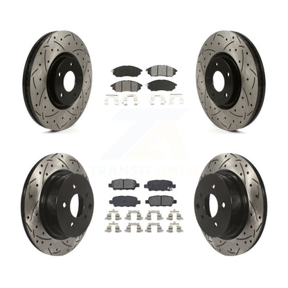 Disc Rotors and Semi-Metallic Brake Pads Kit-KDS-101617