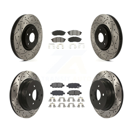 Disc Rotors and Semi-Metallic Brake Pads Kit-KDS-101617