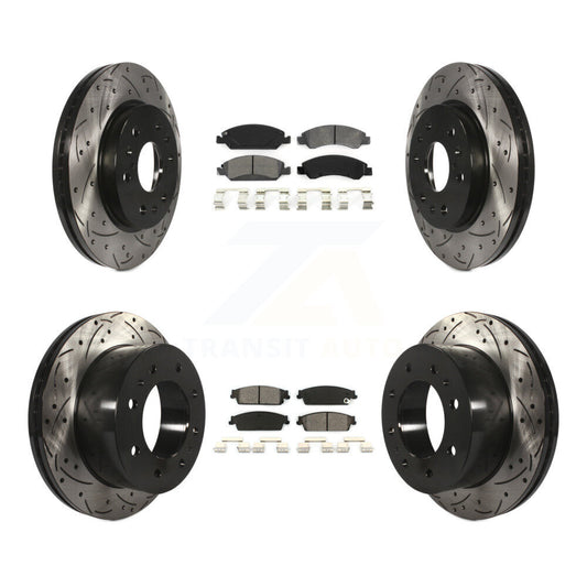 Disc Rotors and Semi-Metallic Brake Pads Kit-KDS-101618