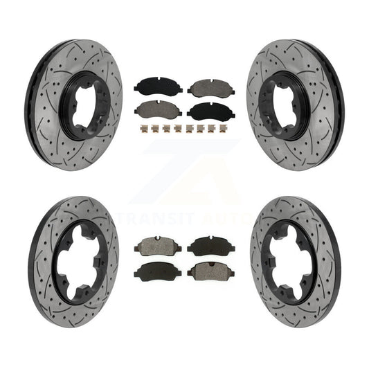 Disc Rotors and Semi-Metallic Brake Pads Kit-KDS-101619