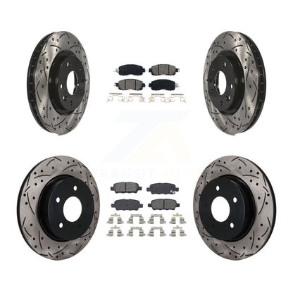 Coated Disc Rotors and Semi-Metallic Brake Pads Kit-KDS-101620