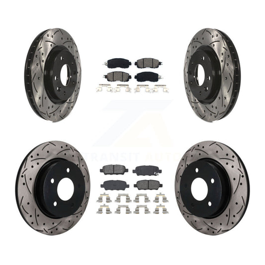 Coated Disc Rotors and Semi-Metallic Brake Pads Kit-KDS-101620