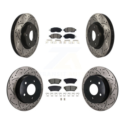 Coated Disc Rotors and Semi-Metallic Brake Pads Kit-KDS-101621