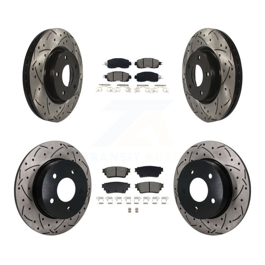 Coated Disc Rotors and Semi-Metallic Brake Pads Kit-KDS-101621