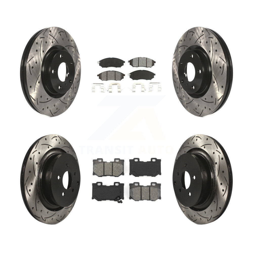 Disc Rotors and Semi-Metallic Brake Pads Kit-KDS-101623