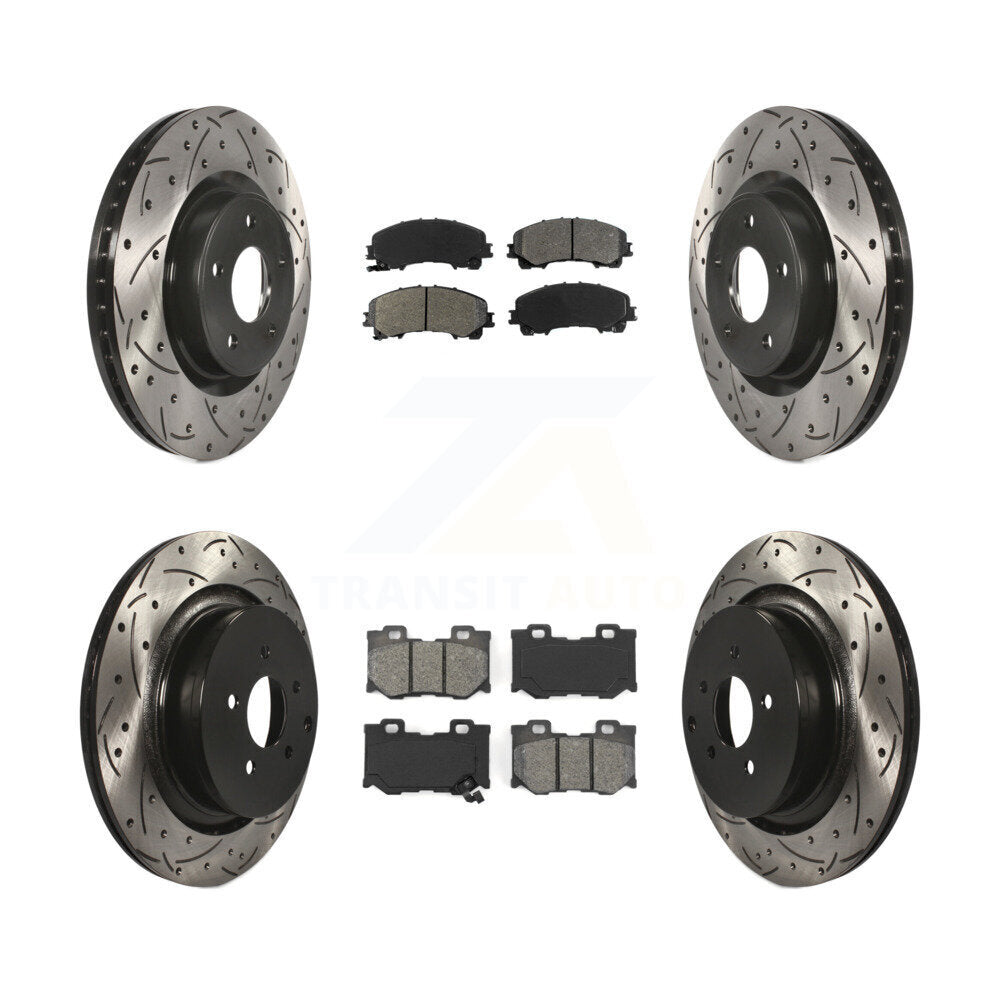 Disc Rotors and Semi-Metallic Brake Pads Kit-KDS-101624 Kit.bestparts.ca