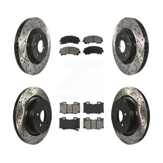 Disc Rotors and Semi-Metallic Brake Pads Kit-KDS-101624