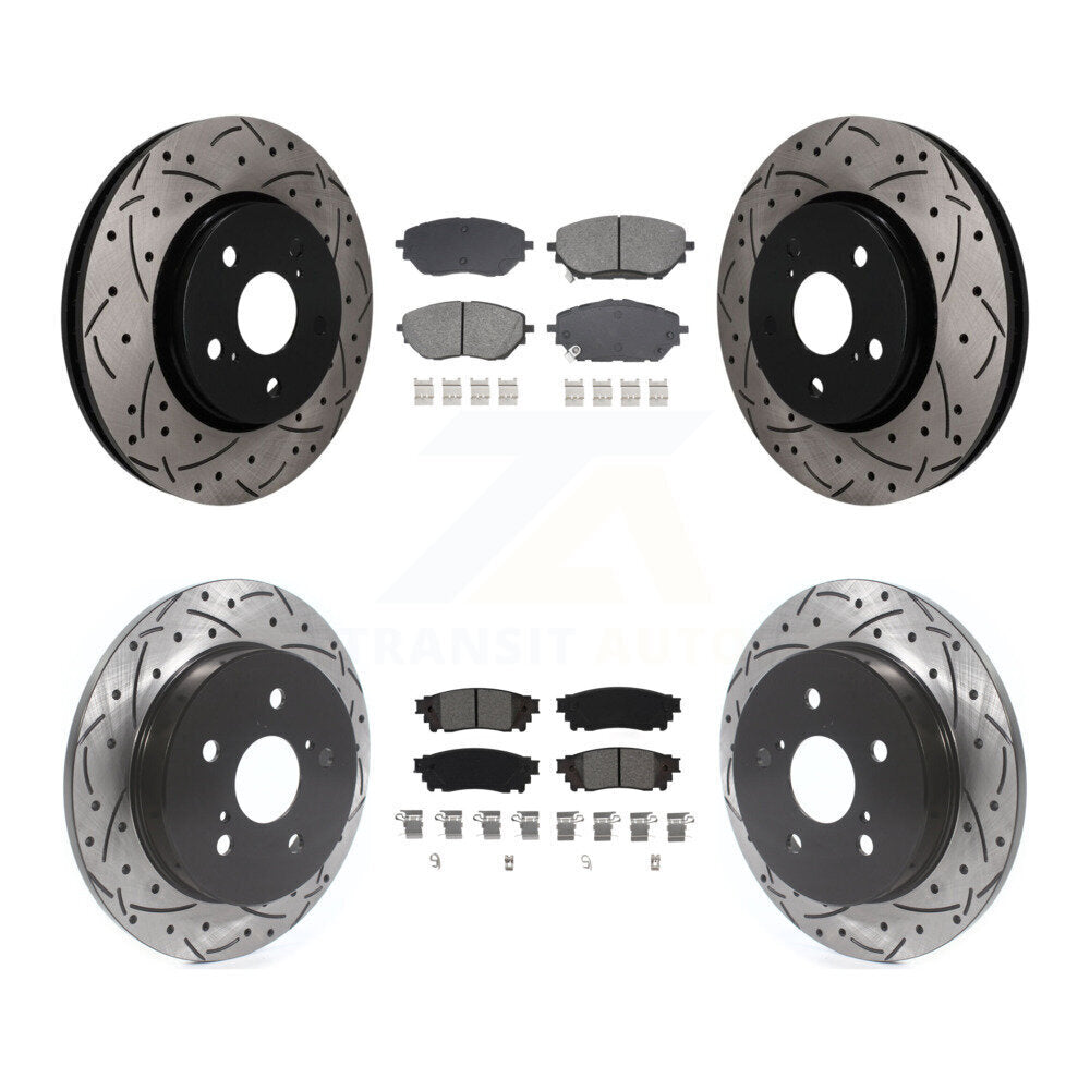 Coated Disc Rotors and Semi-Metallic Brake Pads Kit-KDS-101625 Kit.bestparts.ca