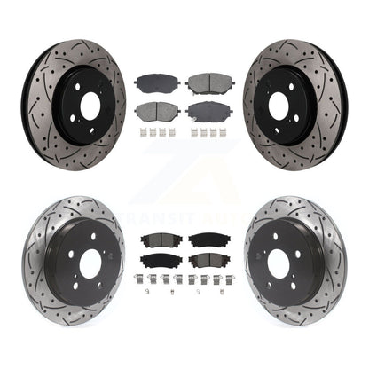 Coated Disc Rotors and Semi-Metallic Brake Pads Kit-KDS-101625