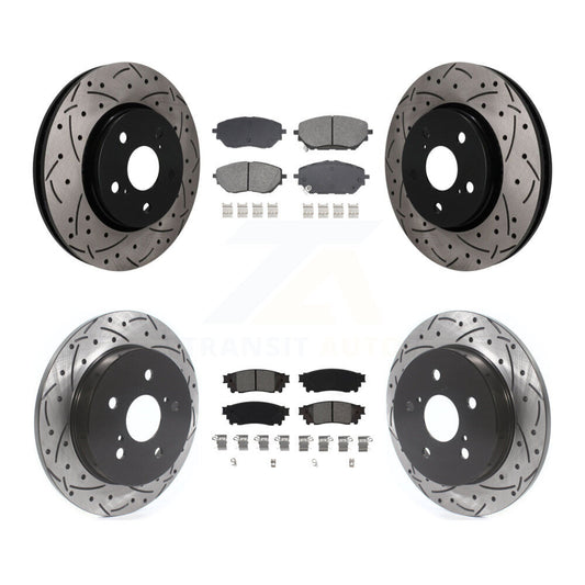 Coated Disc Rotors and Semi-Metallic Brake Pads Kit-KDS-101625