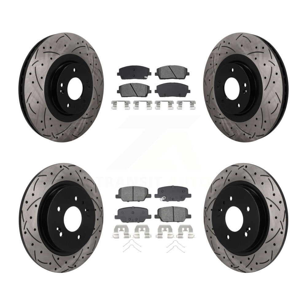 Disc Rotors and Semi-Metallic Brake Pads Kit-KDS-101627