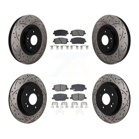 Disc Rotors and Semi-Metallic Brake Pads Kit-KDS-101627