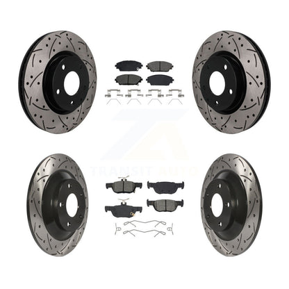 Coated Disc Rotors and Semi-Metallic Brake Pads Kit-KDS-101629