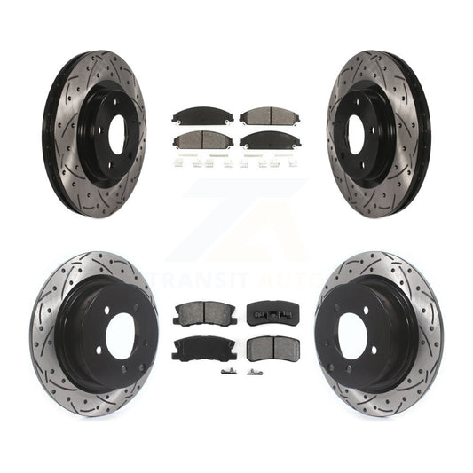 Disc Rotors and Semi-Metallic Brake Pads Kit-KDS-101630