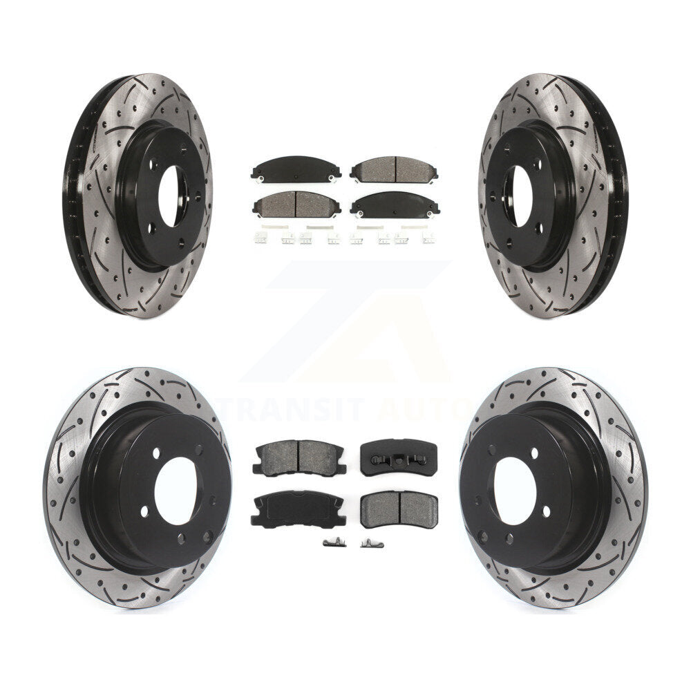 Disc Rotors and Semi-Metallic Brake Pads Kit-KDS-101631