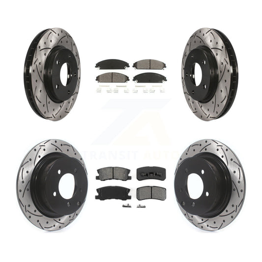 Disc Rotors and Semi-Metallic Brake Pads Kit-KDS-101631