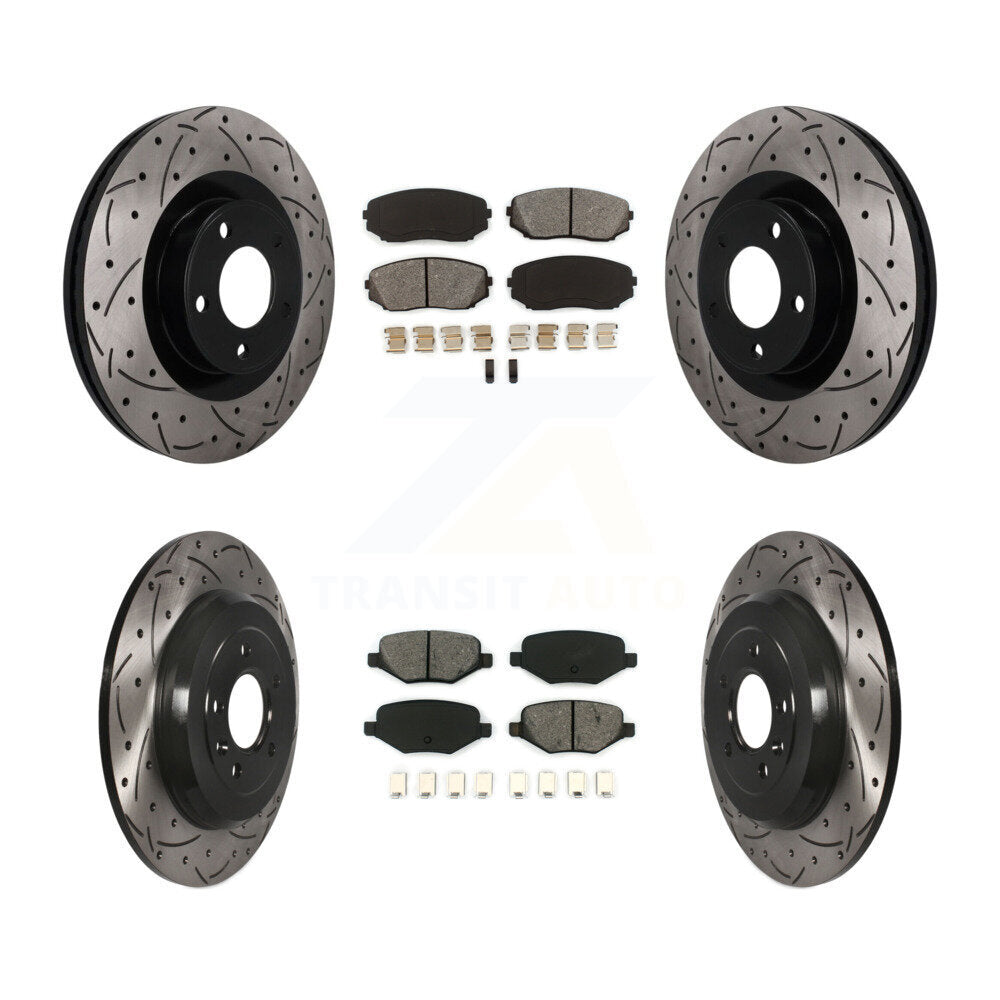Coated Disc Rotors and Semi-Metallic Brake Pads Kit-KDS-101632 Kit.bestparts.ca