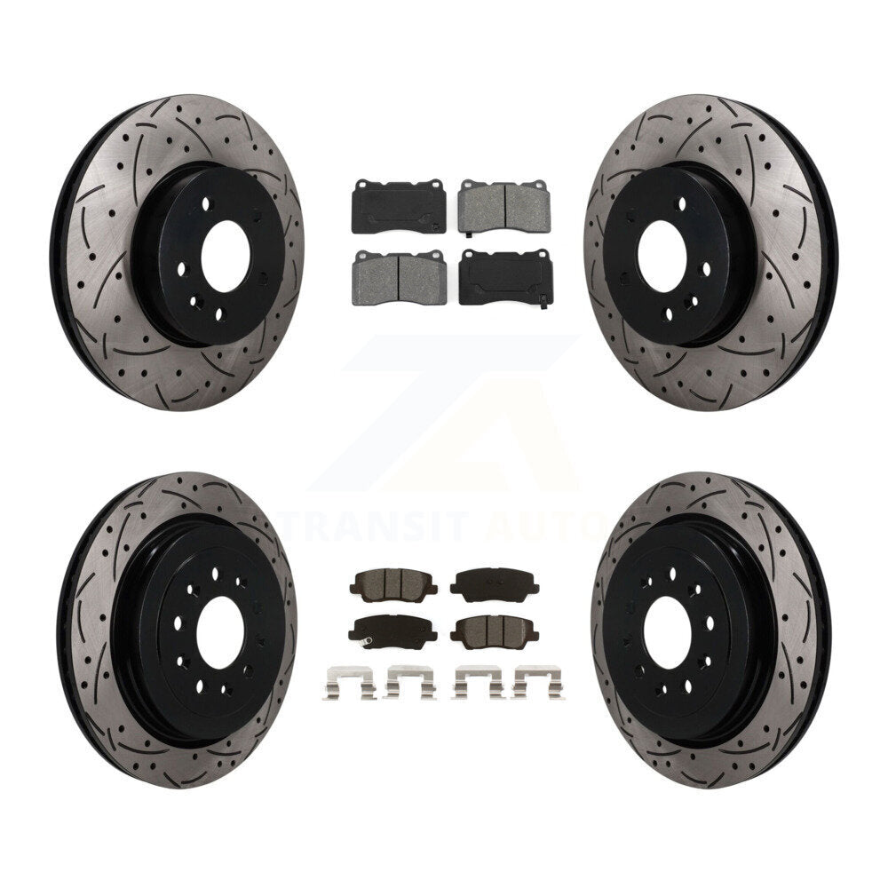 Disc Rotors and Semi-Metallic Brake Pads Kit-KDS-101633 Kit.bestparts.ca
