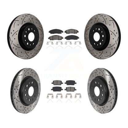 Coated Disc Rotors and Semi-Metallic Brake Pads Kit-KDS-101635