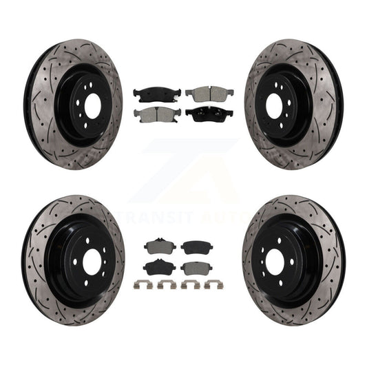 Disc Rotors and Semi-Metallic Brake Pads Kit-KDS-101636