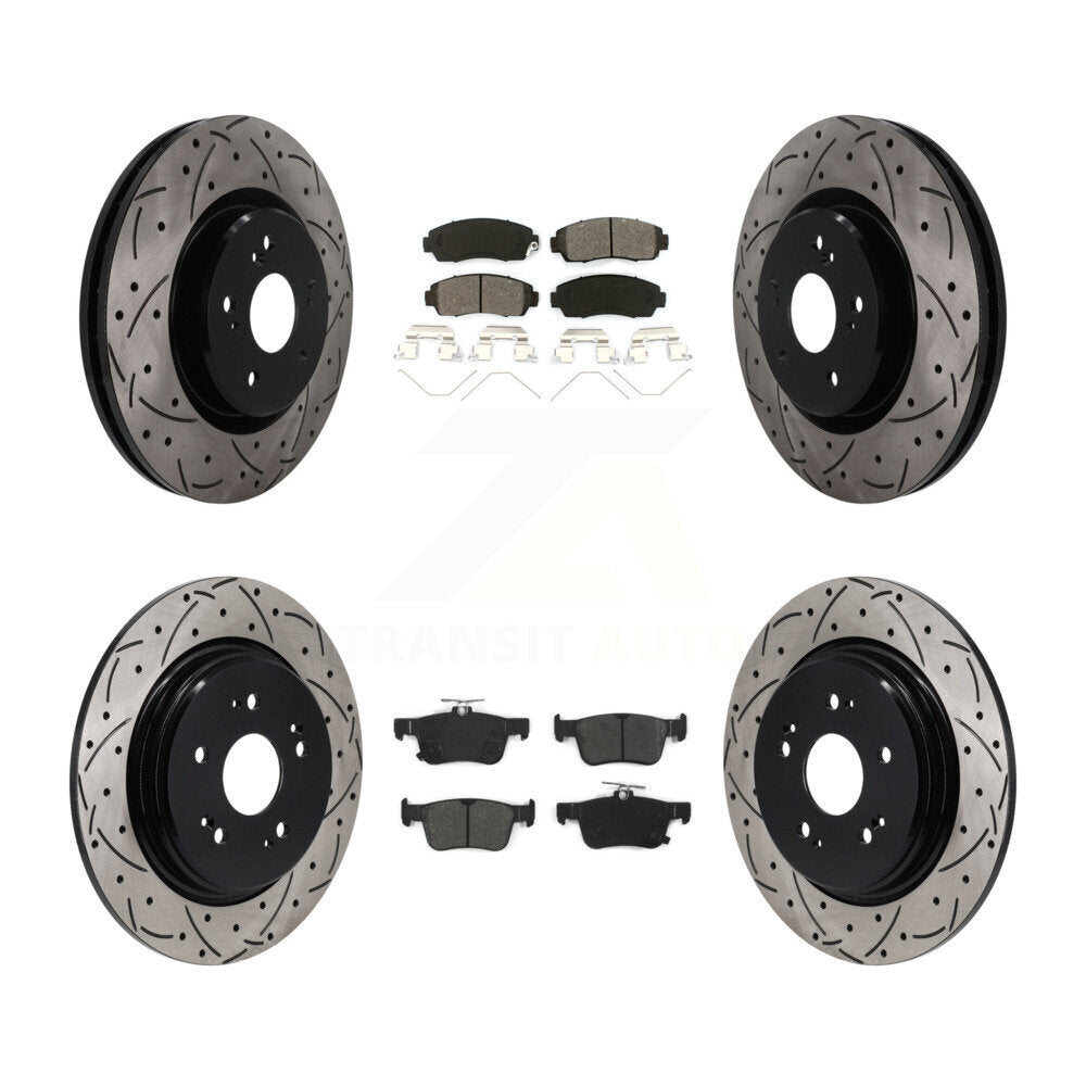 Disc Rotors and Semi-Metallic Brake Pads Kit-KDS-101638