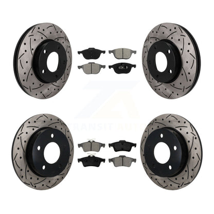 Disc Rotors and Semi-Metallic Brake Pads Kit-KDS-101640
