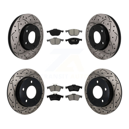Disc Rotors and Semi-Metallic Brake Pads Kit-KDS-101640