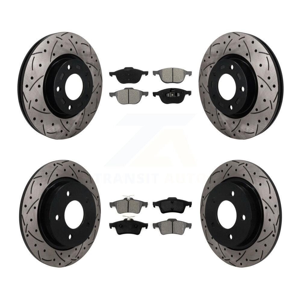 Disc Rotors and Semi-Metallic Brake Pads Kit-KDS-101641