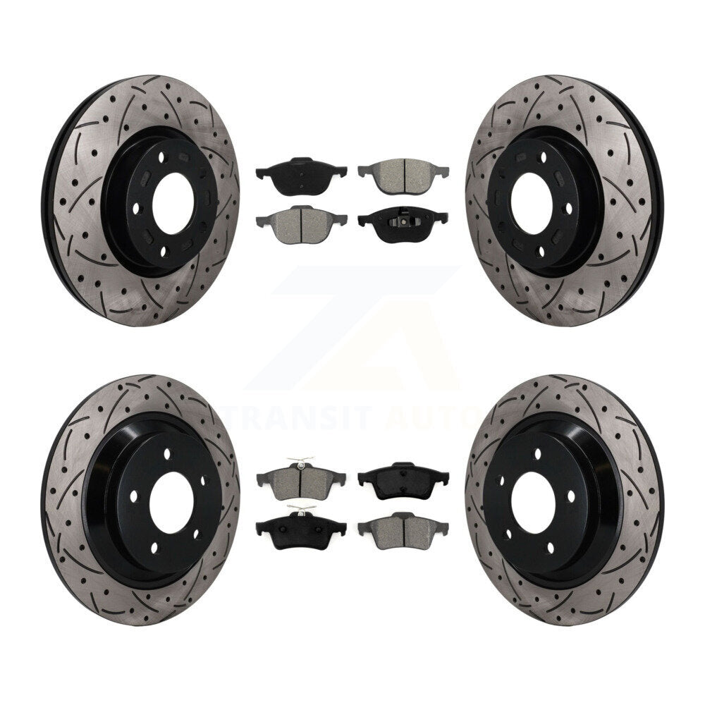 Disc Rotors and Semi-Metallic Brake Pads Kit-KDS-101642 Kit.bestparts.ca
