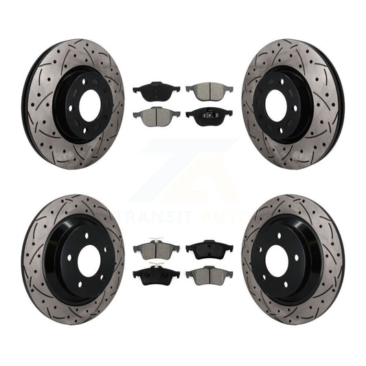 Disc Rotors and Semi-Metallic Brake Pads Kit-KDS-101642