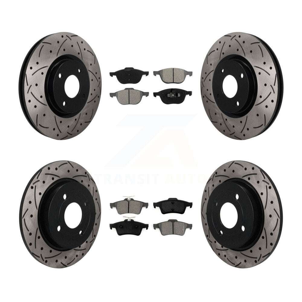 Disc Rotors and Semi-Metallic Brake Pads Kit-KDS-101643 Kit.bestparts.ca
