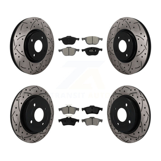 Disc Rotors and Semi-Metallic Brake Pads Kit-KDS-101643