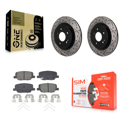 Disc Rotors and Semi-Metallic Brake Pads Kit-KDS-101650