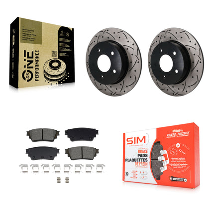 Disc Rotors and Semi-Metallic Brake Pads Kit-KDS-101651