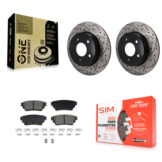 Disc Rotors and Semi-Metallic Brake Pads Kit-KDS-101651
