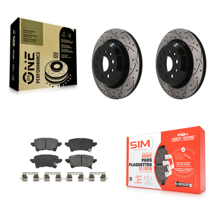 Disc Rotors and Semi-Metallic Brake Pads Kit-KDS-101652