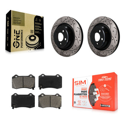 Disc Rotors and Semi-Metallic Brake Pads Kit-KDS-101658