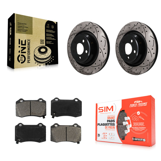Disc Rotors and Semi-Metallic Brake Pads Kit-KDS-101658