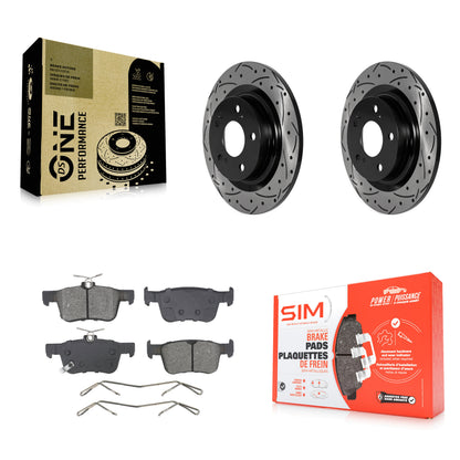 Disc Rotors and Semi-Metallic Brake Pads Kit-KDS-101660