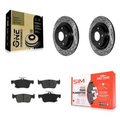 Disc Rotors and Semi-Metallic Brake Pads Kit-KDS-101661