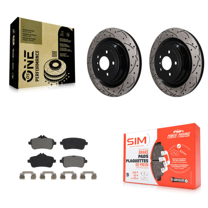 Disc Rotors and Semi-Metallic Brake Pads Kit-KDS-101662