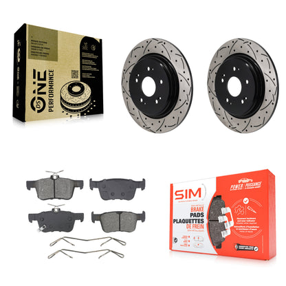 Disc Rotors and Semi-Metallic Brake Pads Kit-KDS-101663