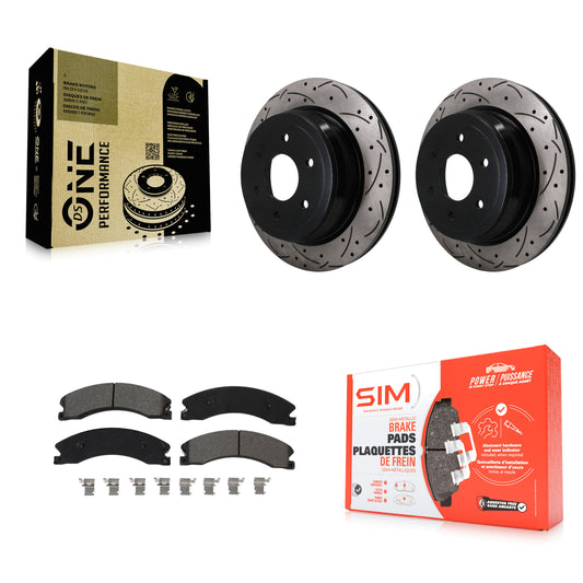 Disc Rotors and Semi-Metallic Brake Pads Kit-KDS-101668