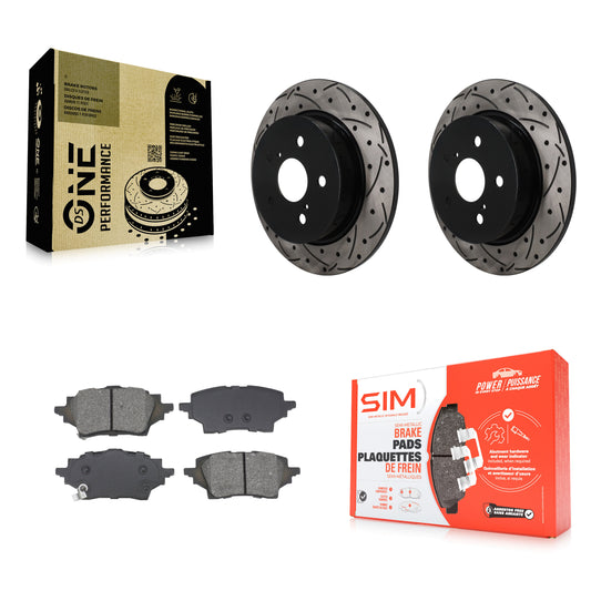 Disc Rotors and Semi-Metallic Brake Pads Kit-KDS-101673