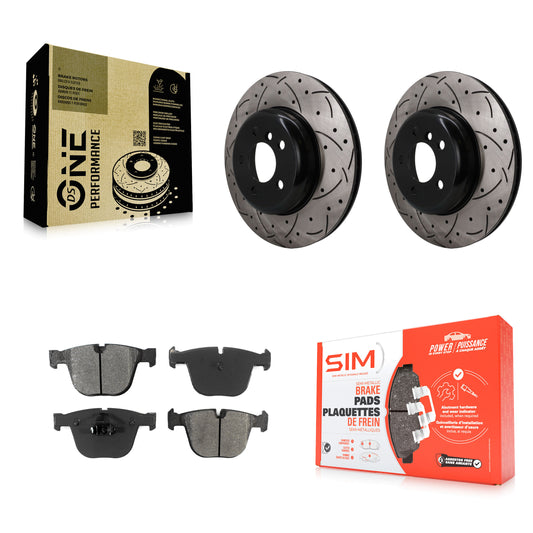 Disc Rotors and Semi-Metallic Brake Pads Kit-KDS-101675