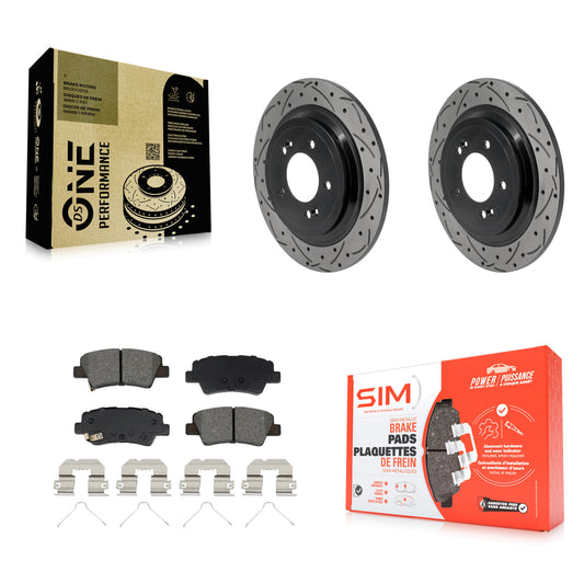 Disc Rotors and Semi-Metallic Brake Pads Kit-KDS-101677
