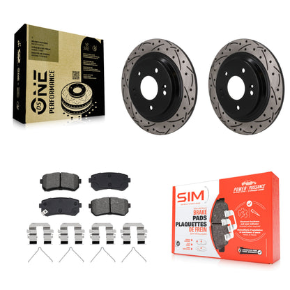 Disc Rotors and Semi-Metallic Brake Pads Kit-KDS-101679